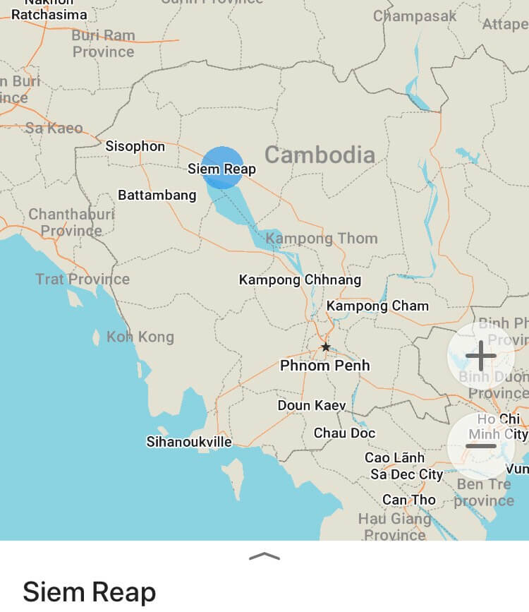 Map of Cambodia - What to do in Siem Reap