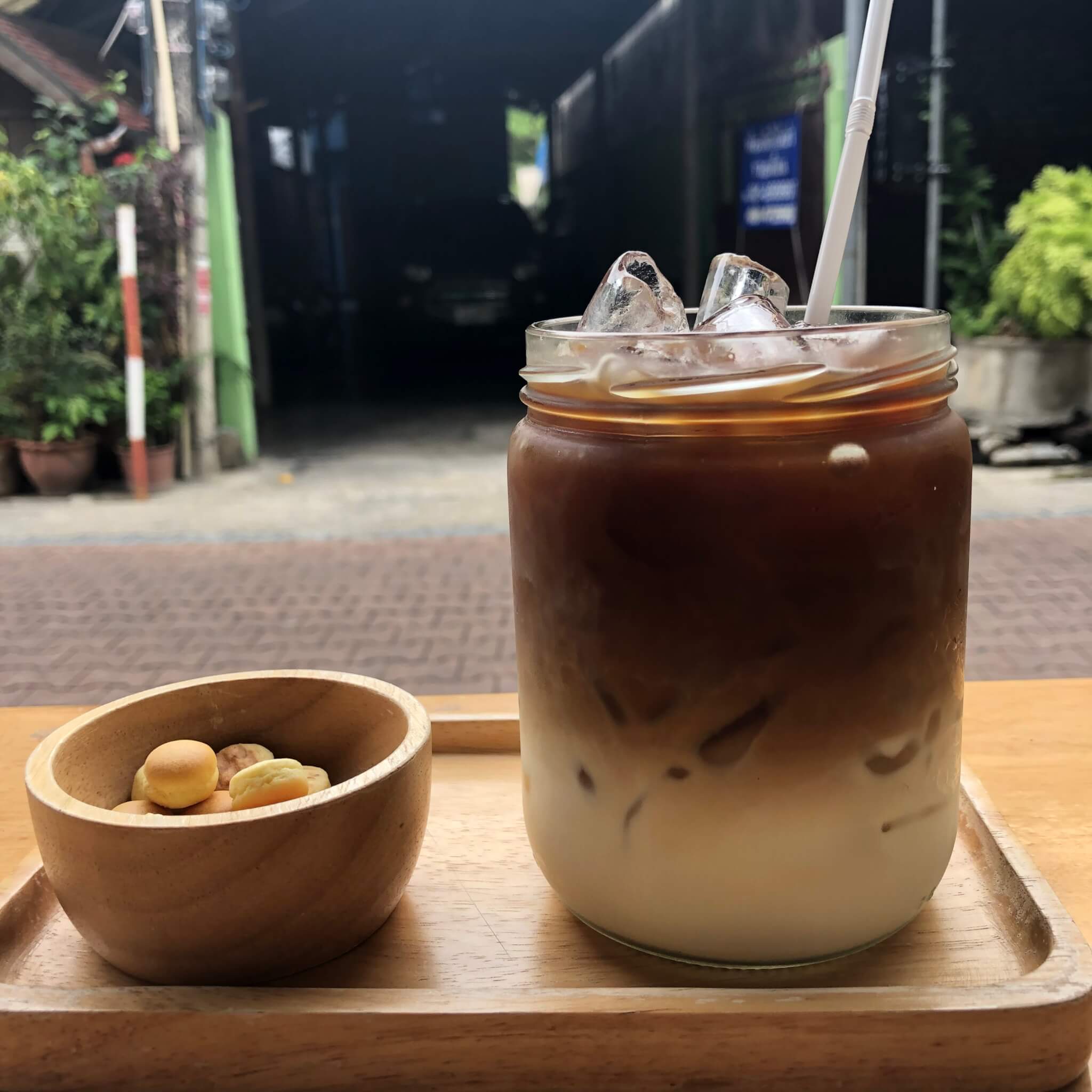 Coffee and biscuits in Chiang Mai city