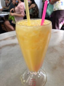 Fresh orange juice in Penang