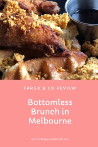 Pin image for bottomless brunch in Melbourne