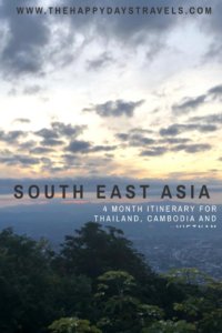 South East Asia 4 month itinerary pin image