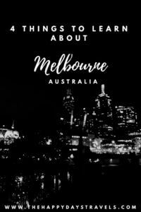 What I learned about Melbourne during my first month