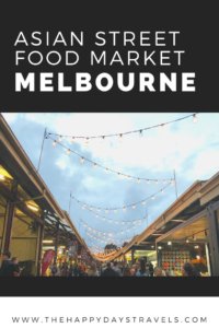 Pin Image for Asian Street Food Market in Melbourne