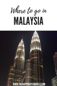 Where to go in Malaysia Pin Image