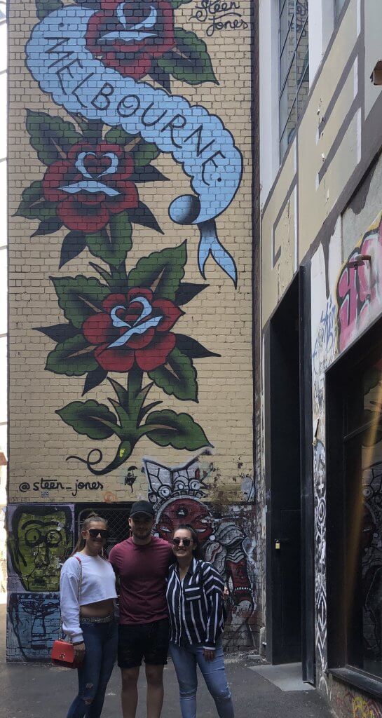 Melbourne Roses Mural 