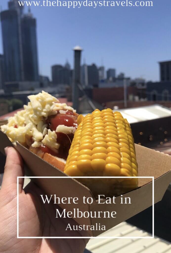 Pin Image for Where to Eat in Melbourne Australia
