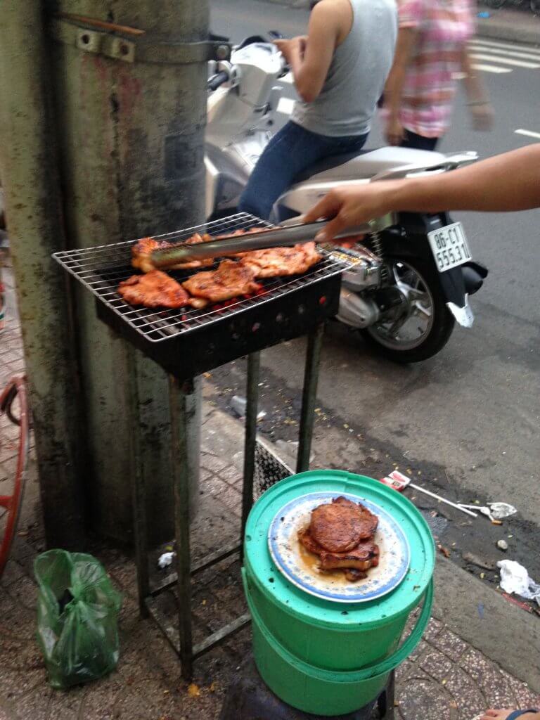 BBQ on Saigon Street Vietnam