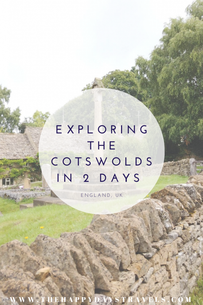Weekend in The Cotswolds Road Trip Pin Image