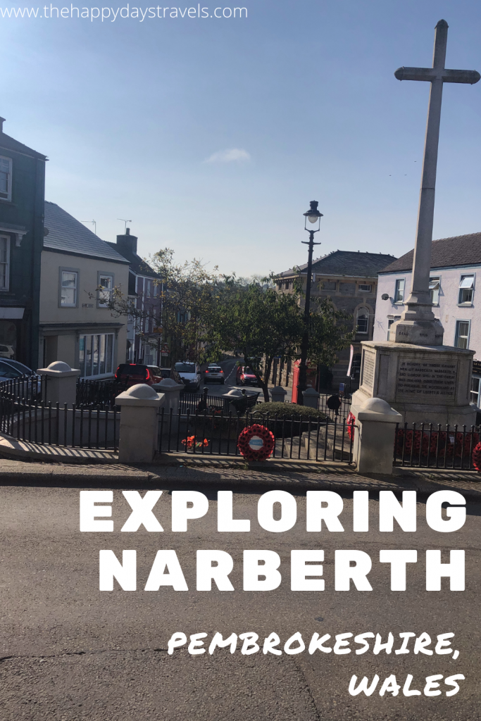 Pin image for exploring Narberth in 
Wales. Centre of Narberth Pictured