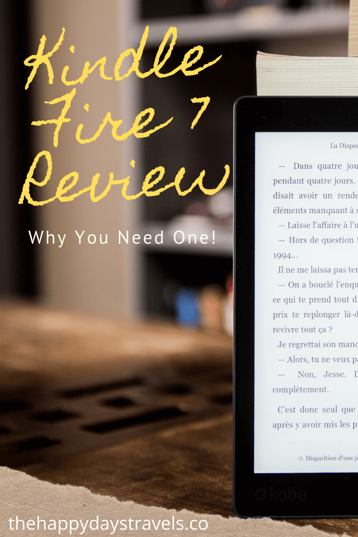 10 Reasons Why Every Traveller Needs a Kindle | Kindle Fire 7 Review