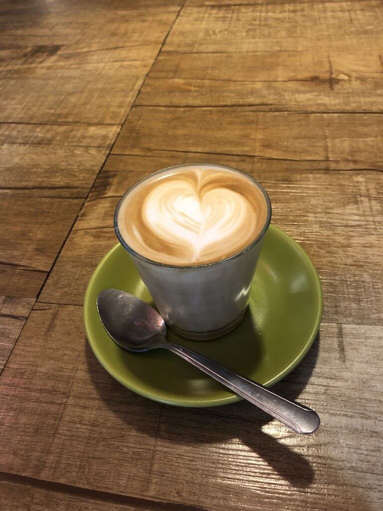 Melbourne flat white coffee in Melbourne CBD. Aussie Drinks Lingo