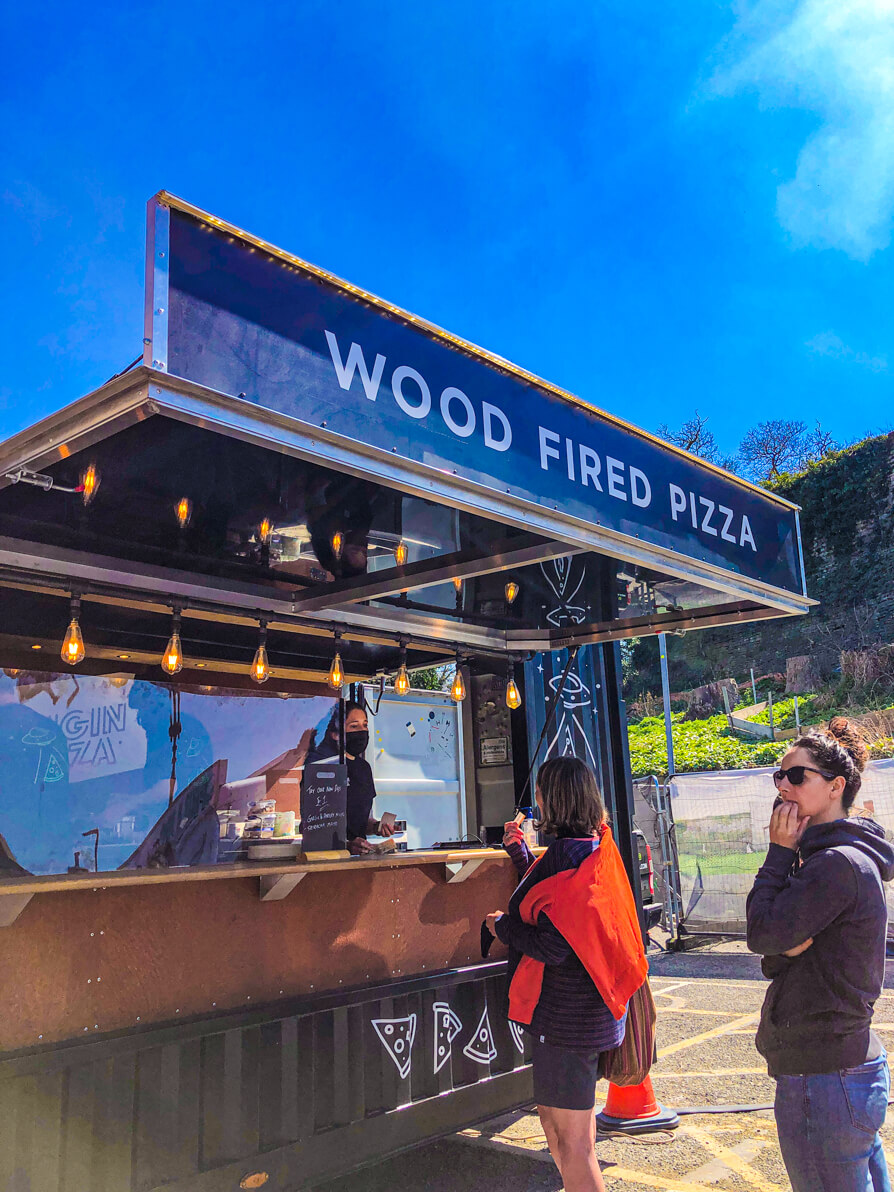 Wood Fired Pizza street food In Hay on Wye