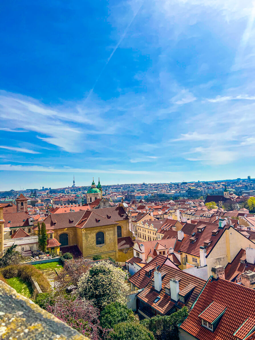 View from Prague Castle over Prague