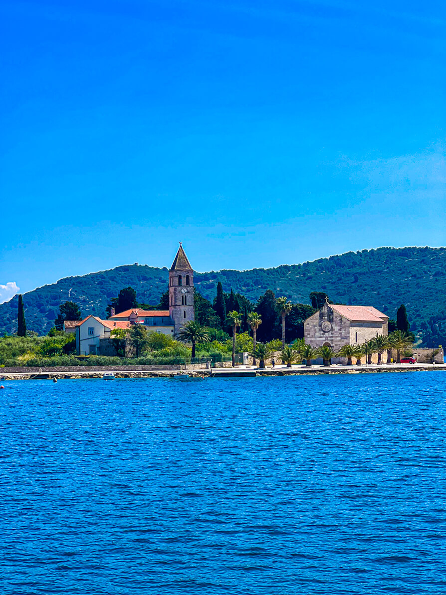 St Jerome's Church and Monastery from Vis Harbour