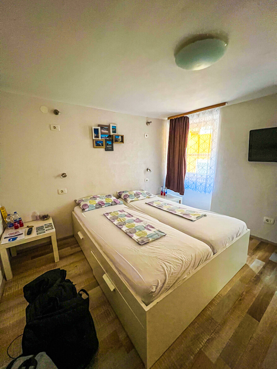 Image of bedroom in Traditional Piran House accommodation in Piran Slovenia