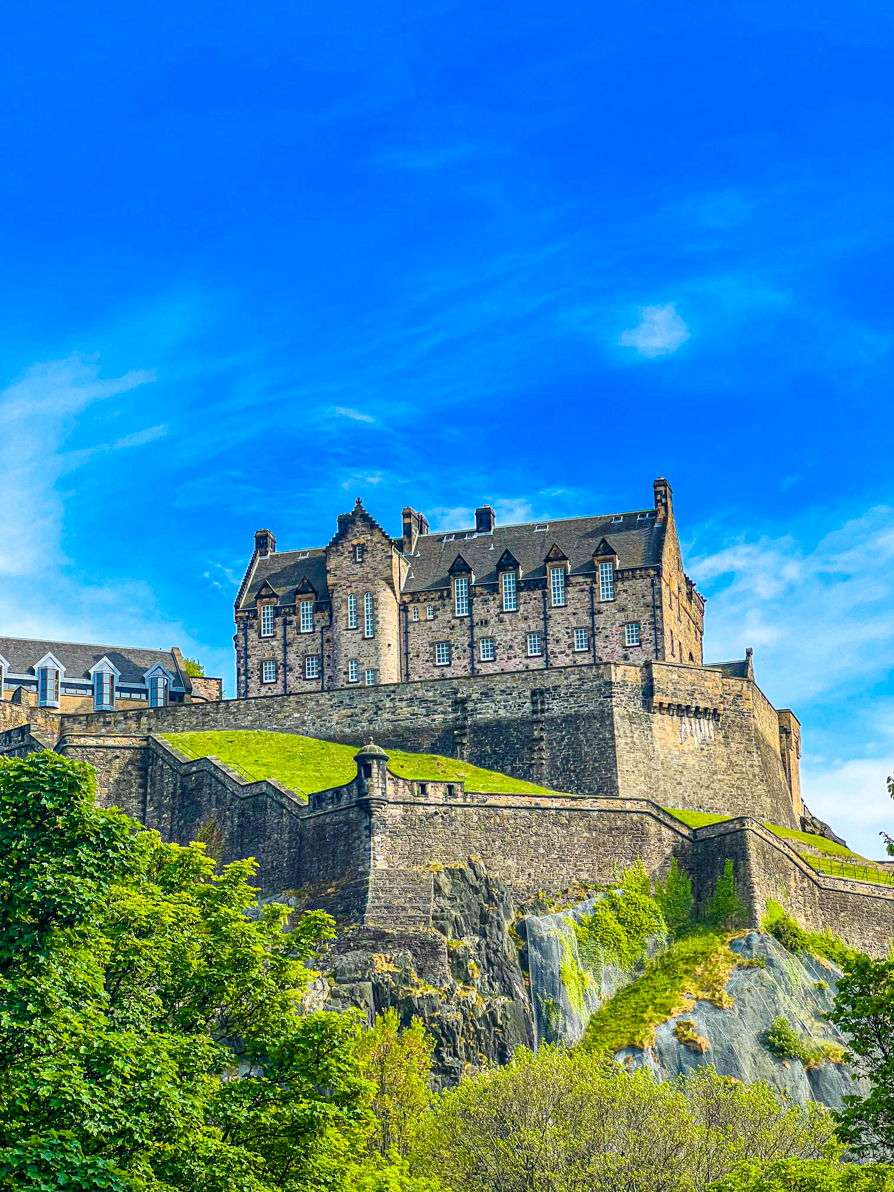 Edinburgh Castle in Edinburgh Scotland