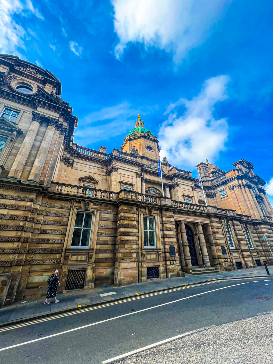 Exterior image of Bank of Scotland in Edinburgh