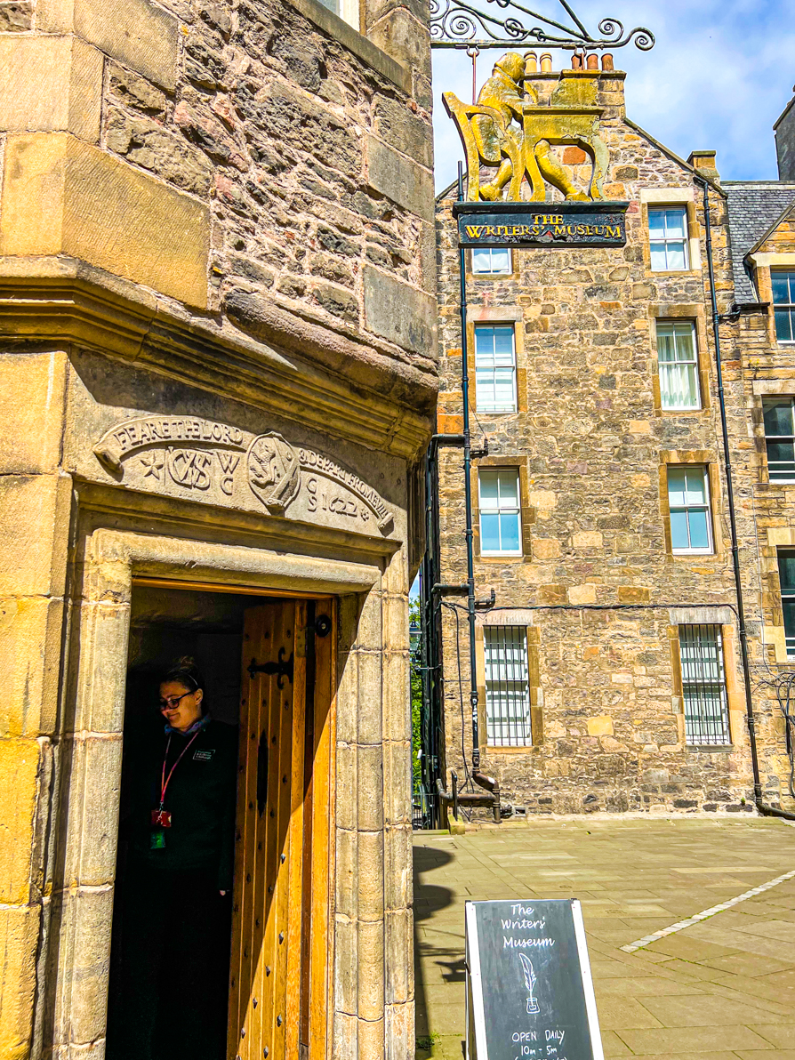 Exterior of Writers Museum Edinburgh