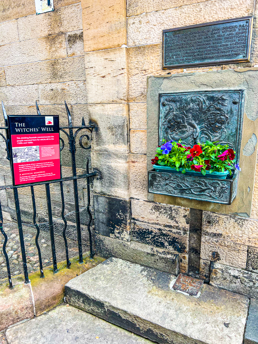 Image of Witches Well in Edinburgh Scotland