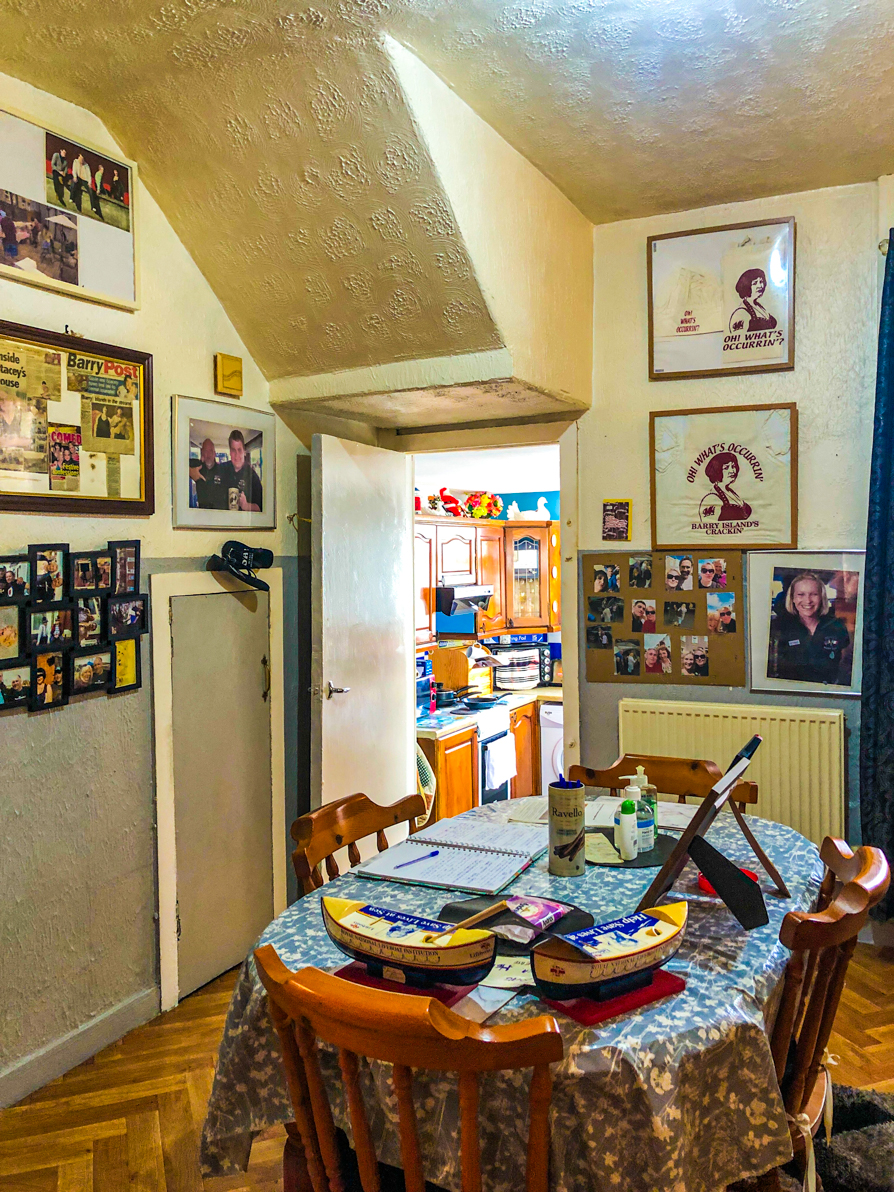 Interior of Gavin and Stacey House in Barry - Dining area