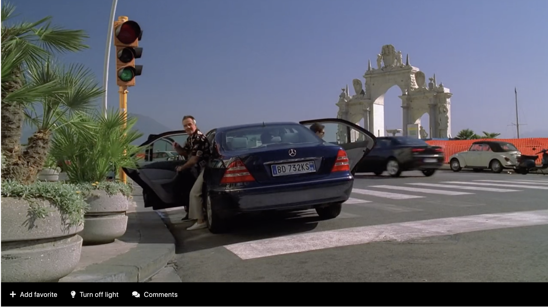 HBO/Entertainment image credit. Image of Paulie getting out the car in front of the fontana in Naples Italy