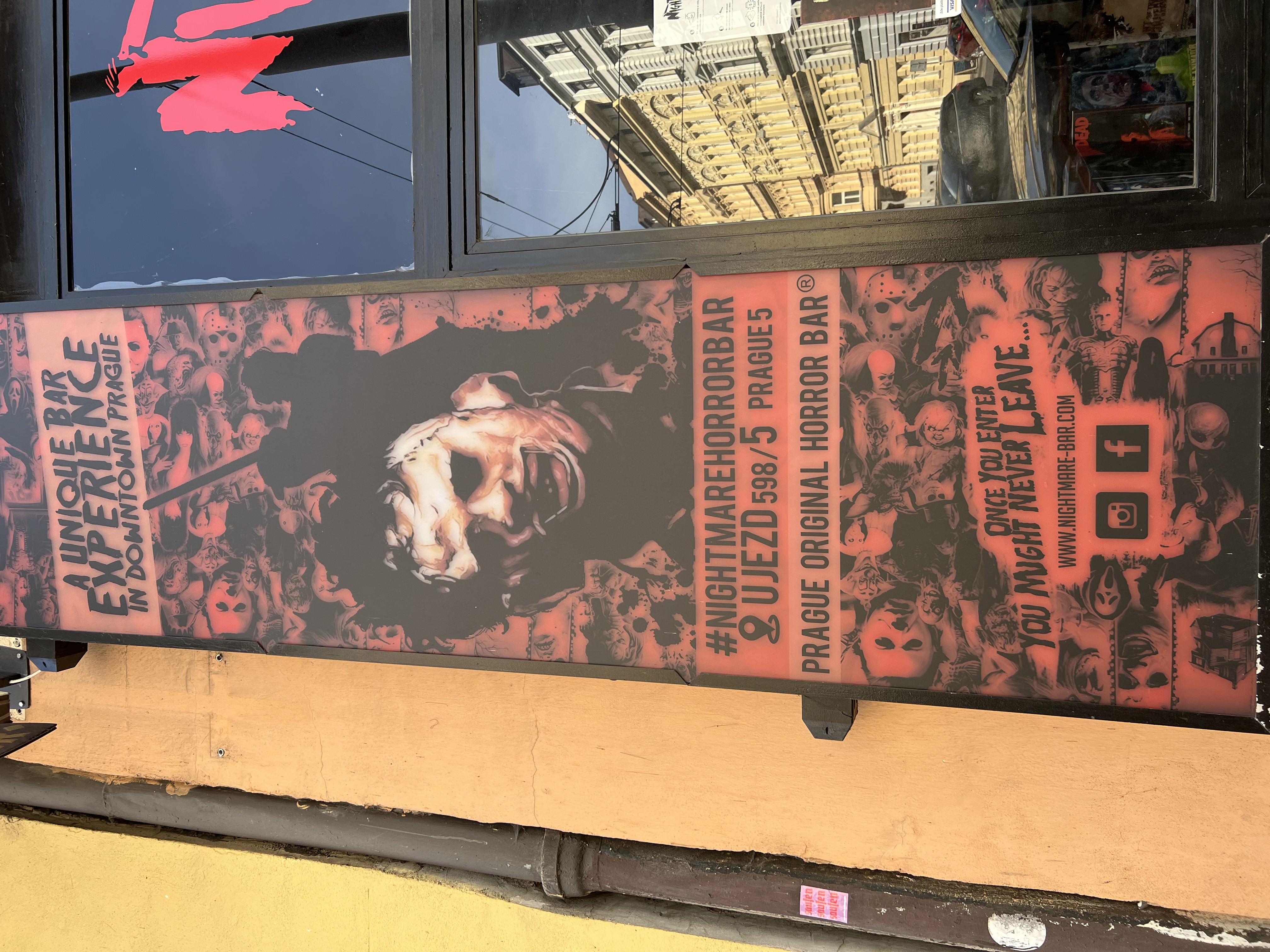 Image of Nightmare Prague Horror Bar entrance wallpaper in Prague