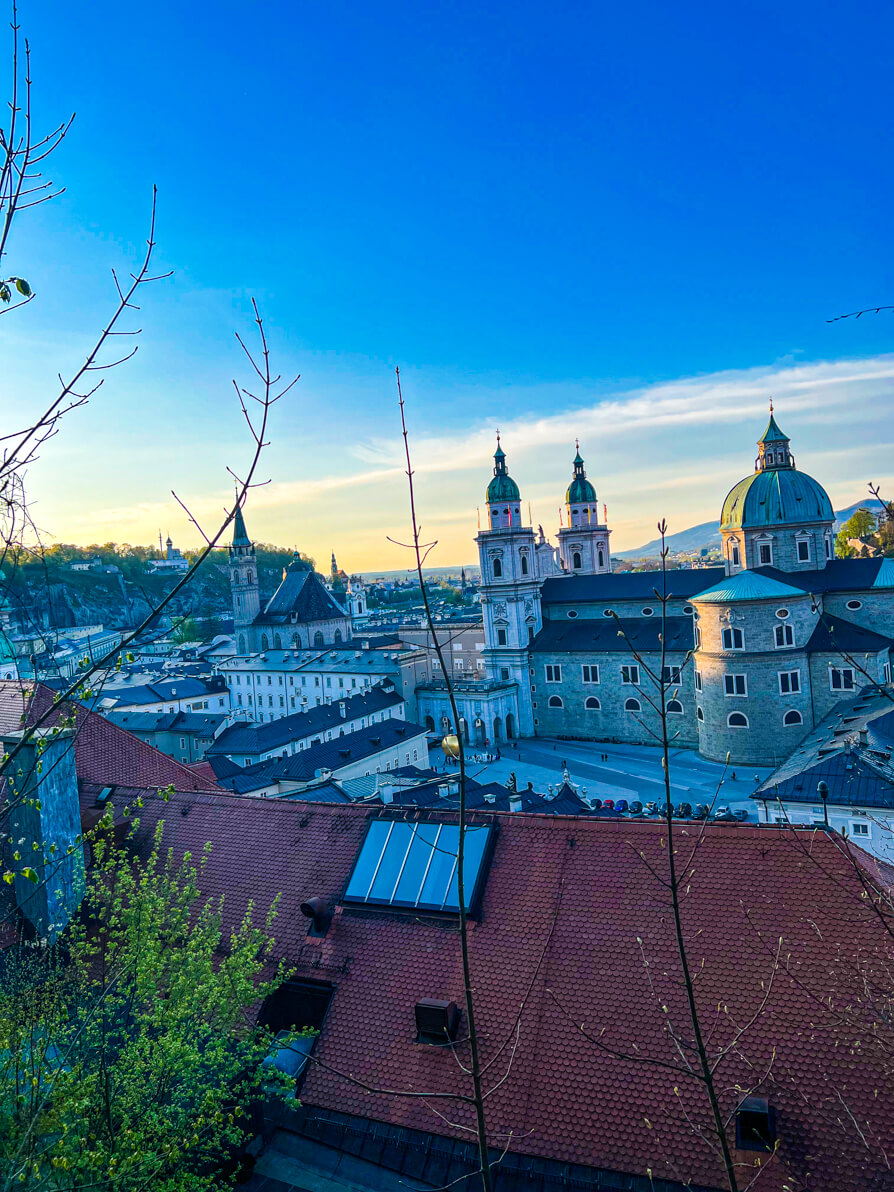 Image of view of city of Salzburg Austria