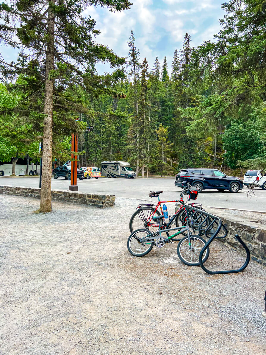 Image of Bow Falls car park in Banff