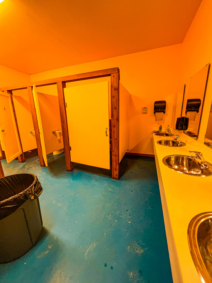 image of communal toilets at Sundance Lodges Kananaskis