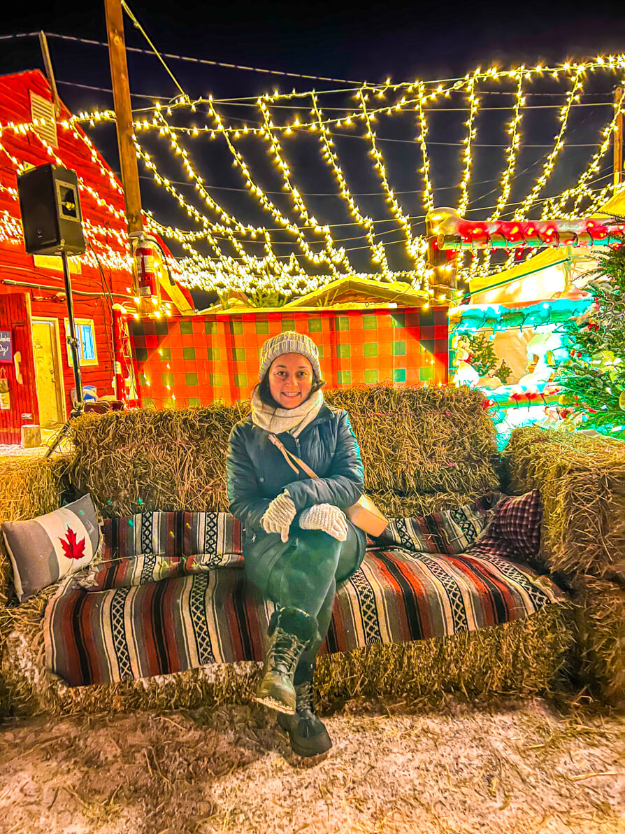 Image of Shireen at the Banff Christmas Market