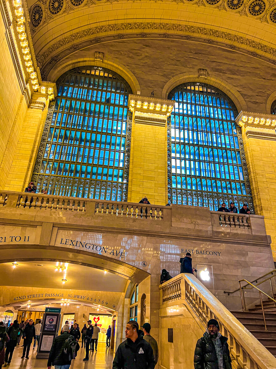 The balcony where Serena was spotted in Gossip Girl Grand Central Station in New York City