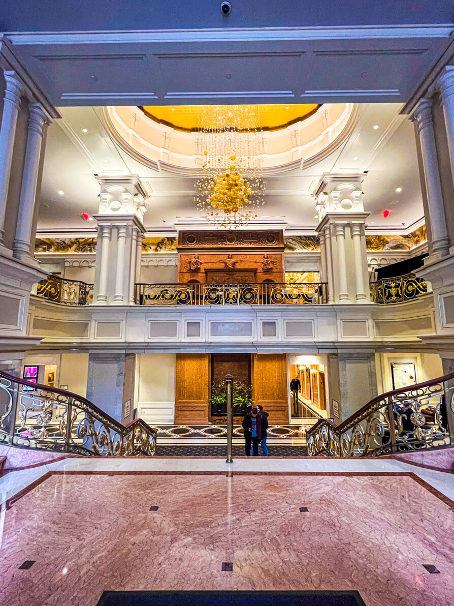 Entrance interior of Lotte Palace Hotel New York from Gossip Girl Filming Location