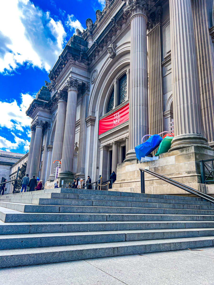 Side view of The Met Steps in New York City Filming Location Gossip Girl 
