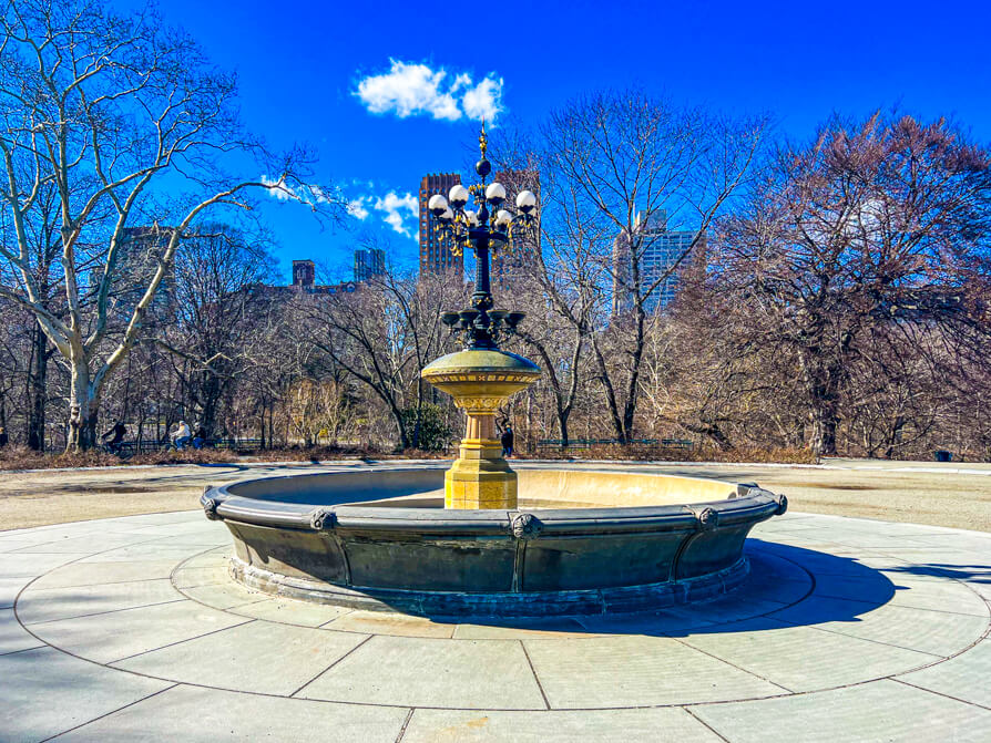 Image of the Cherry Hill Fountain aka the Friends Fountain in New York