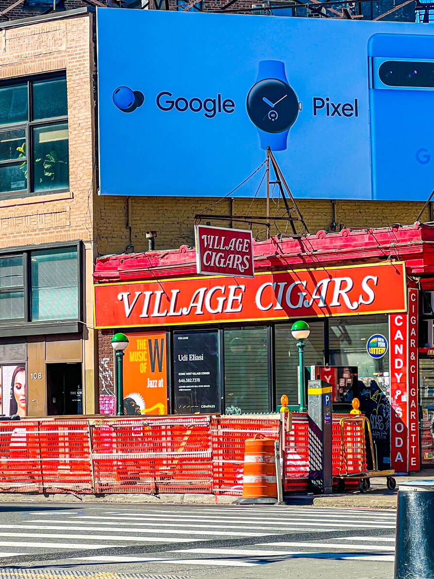 Image of Village Cigars in Greenwich Village NYC