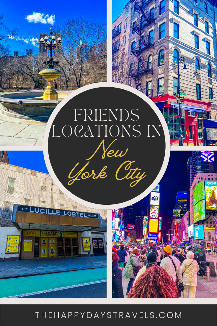 pin image for How to find the FRIENDS House in New York City and all friends NYC locations